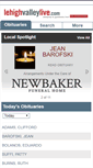 Mobile Screenshot of obits.lehighvalleylive.com
